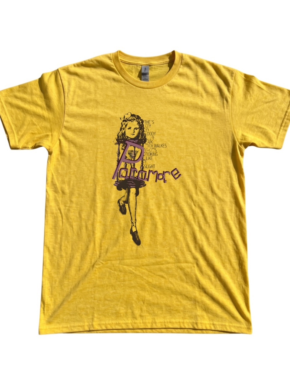 Yellow Paramore Graphic T-Shirt